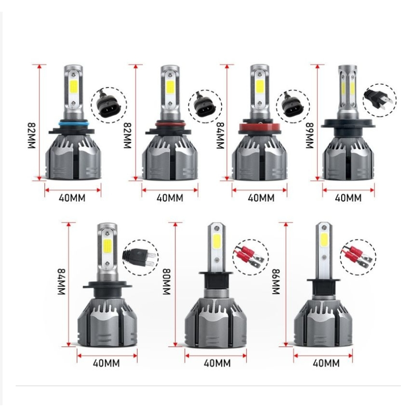 Lampu LED Mobil H11 HB3 HB4 9005 9006 R11 30W 6000LM PnP Foglamp Lampu Kabut R11