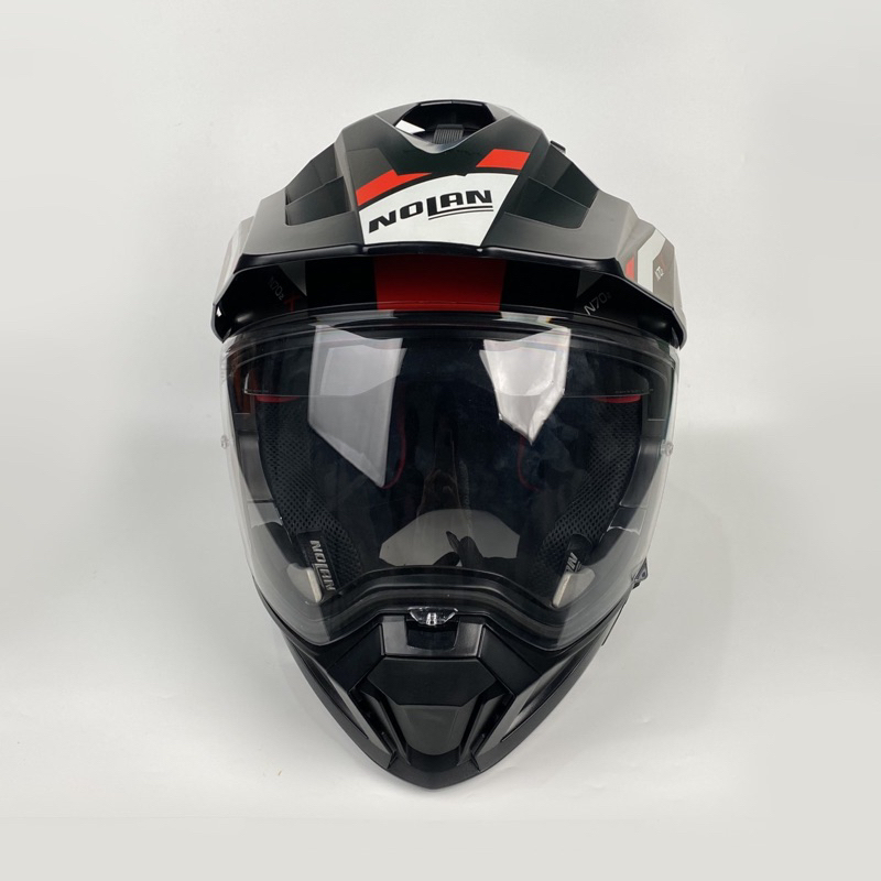 Helm Nolan N70-2 X GRANDES ALPES N-COM Col. 020 (FLAT BLACK ) SNI