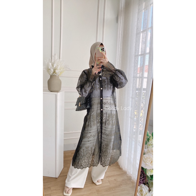 Azva Organza Tunik