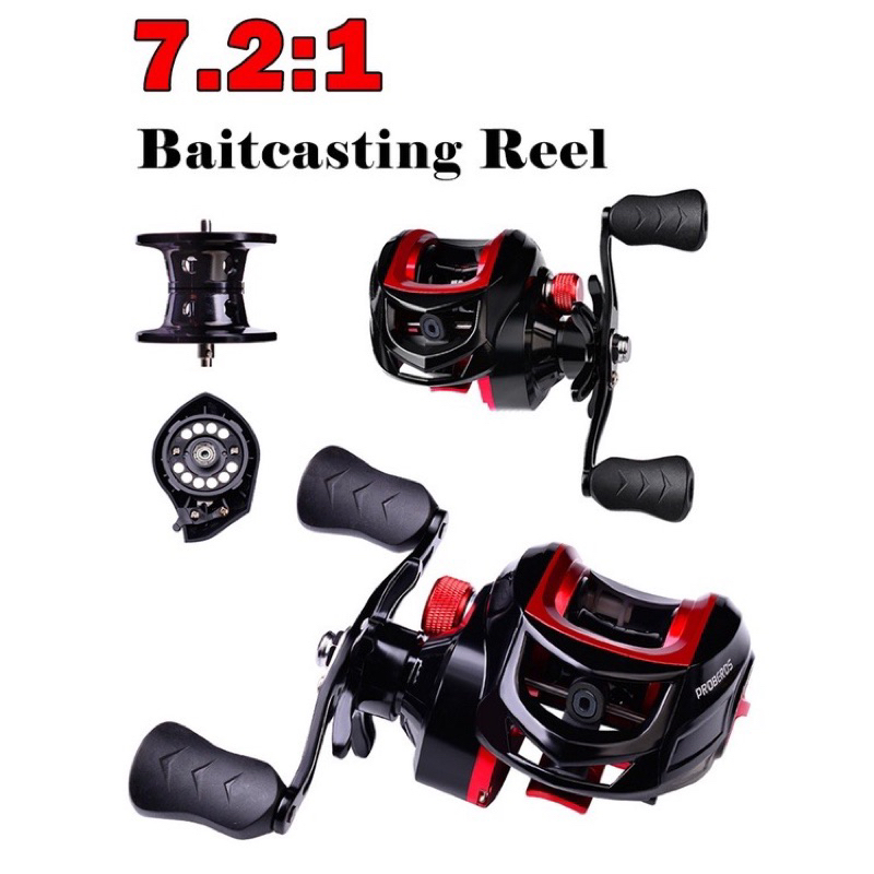 reel BC Baitcasting Fishing Reel reel pancing tangan kiri 7.2:1 Ultralight Baitcasting Reel Spool Ba