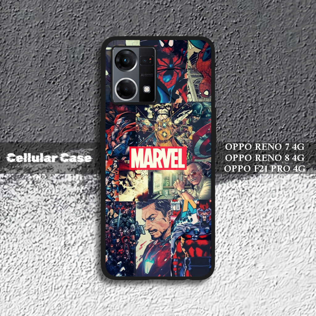 [CS09] Case Glossy Oppo Reno 7 8 F21 Pro 4G | Casing HP Kilau Efek Kaca | Kesing HP Premium Softcase