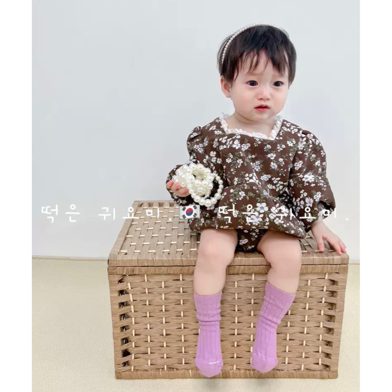 Blume romper bayi perempuan motif bunga