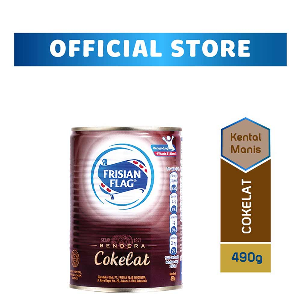 

Frisian Flag Kental Manis Cokelat 490G