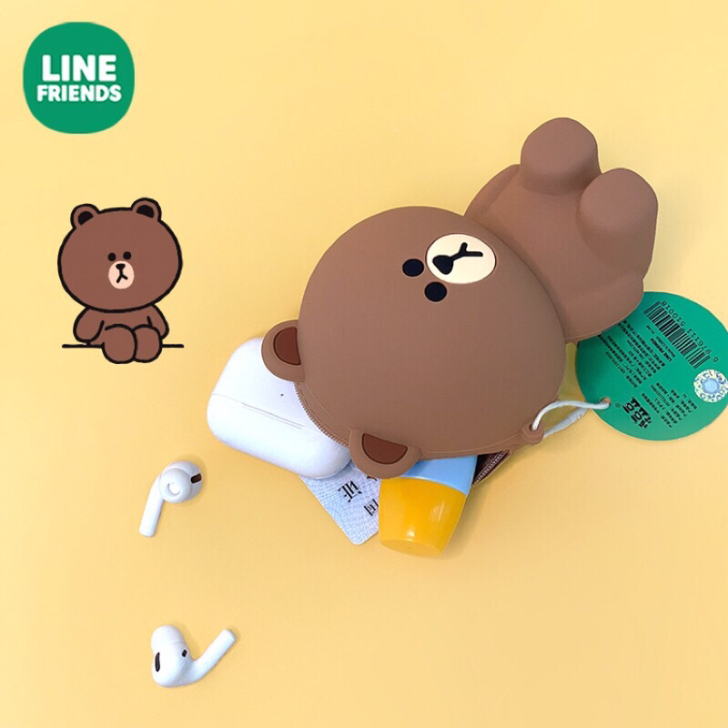 LINE FRIENDS MINI POUCH / CASE FOR AIRPODS AIRPODS CASE