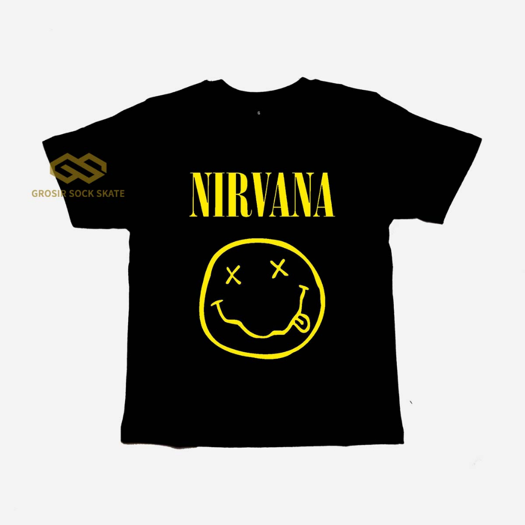 KAOS BAND ANAK/ KAOS MUSIK NIRVANA USIA 1-12 TAHUN