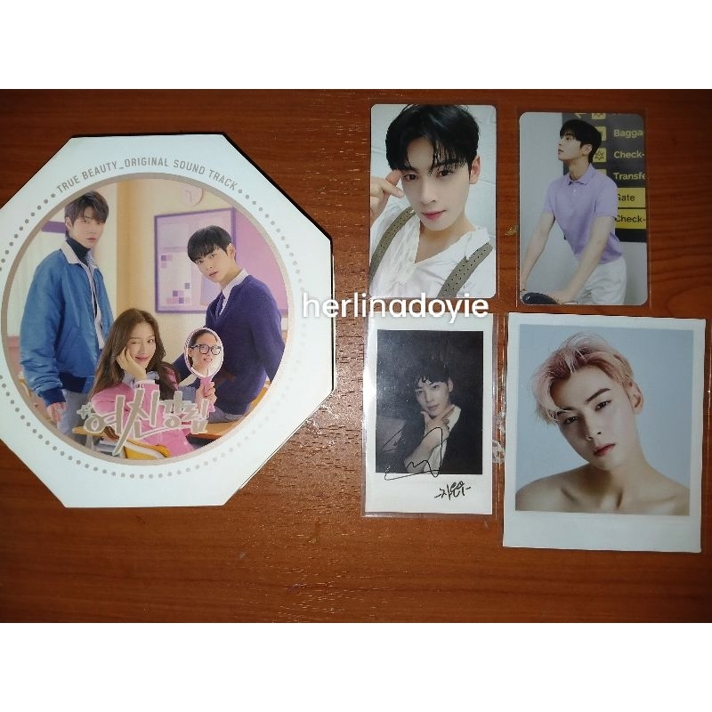ALBUM TRUE BEAUTY+ PHOTOCARD+POLAROID OFFICIAL EUNWOO