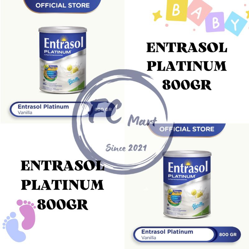 

ENTRASOL Platinum Vanilla Susu Tulang 800gr