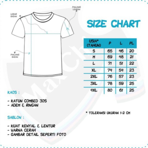 CETAK KAOS ANAK CUSTOM DENGAN FOTO  GAMBAR SENDIRI DTF PRINTING COTTON - 4T