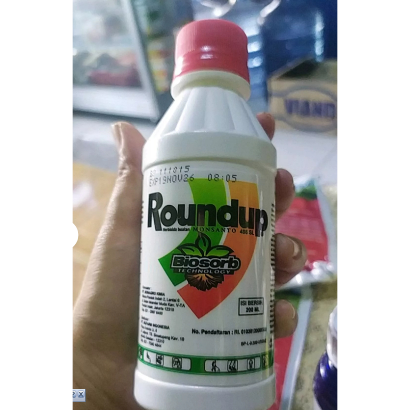 (COD) Racun rumput paling ampuh herbisida roundup 486sl 200ml