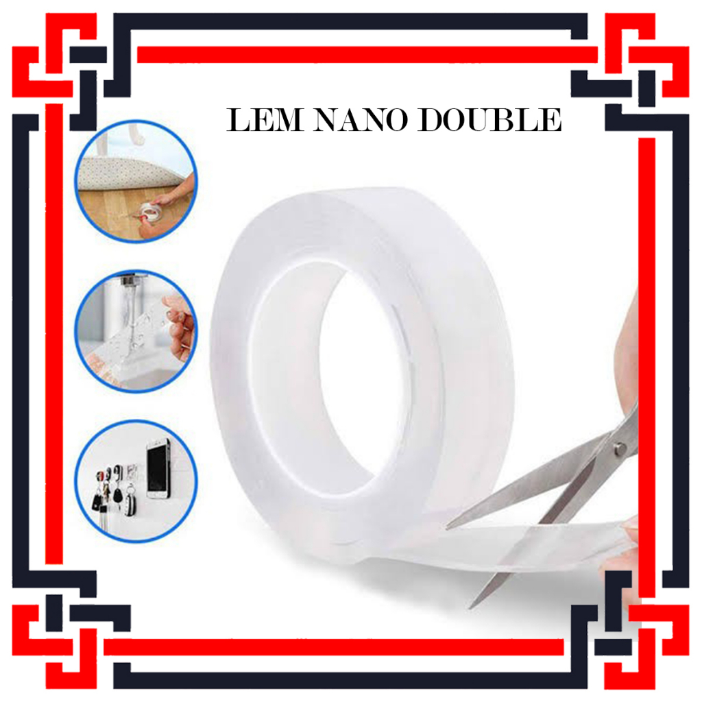 LS Lem Double Side Reusable / Lem Nano / Lem Serbaguna Solatip 2 Sisi