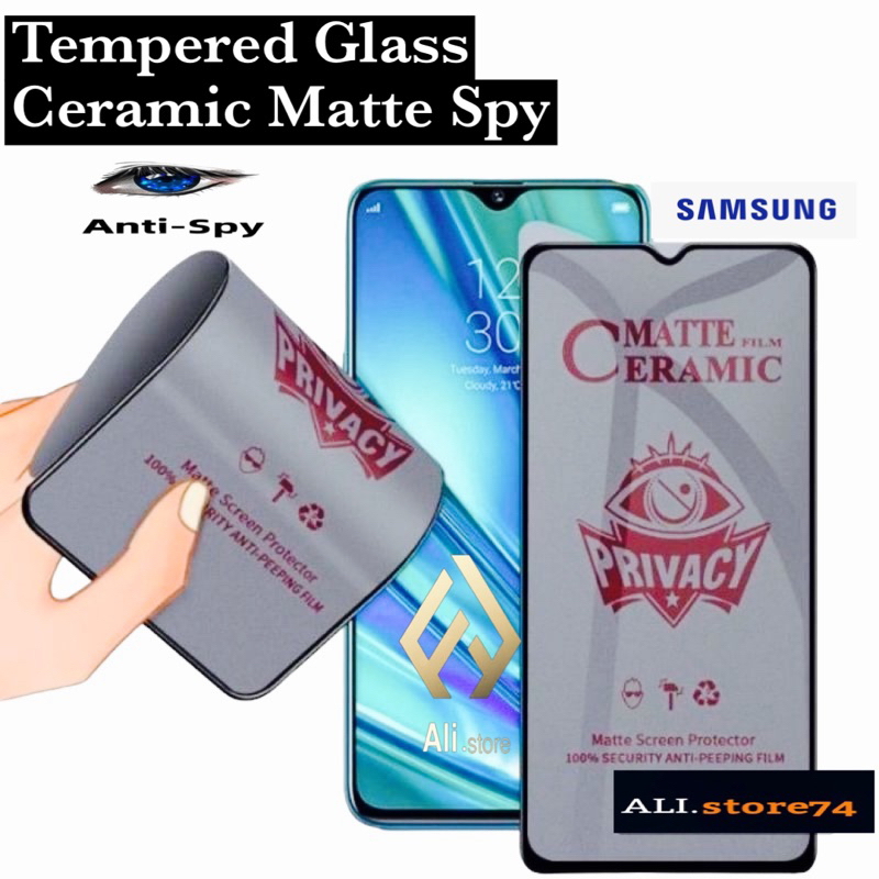 ALIstore - Ceramic Matte Spy Samsung A7 2018 A750 A8 2018 A8+ 2018 A5 2017 A5 2018 A6 2018 A6+ 2018 