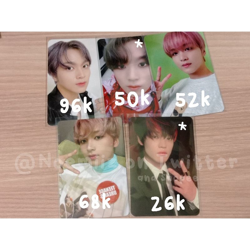 Photocard Official Haechan Chenle Renjun Doyoung Johnny Jeno Superhuman Slowacid Sticker NCT 127 Dre