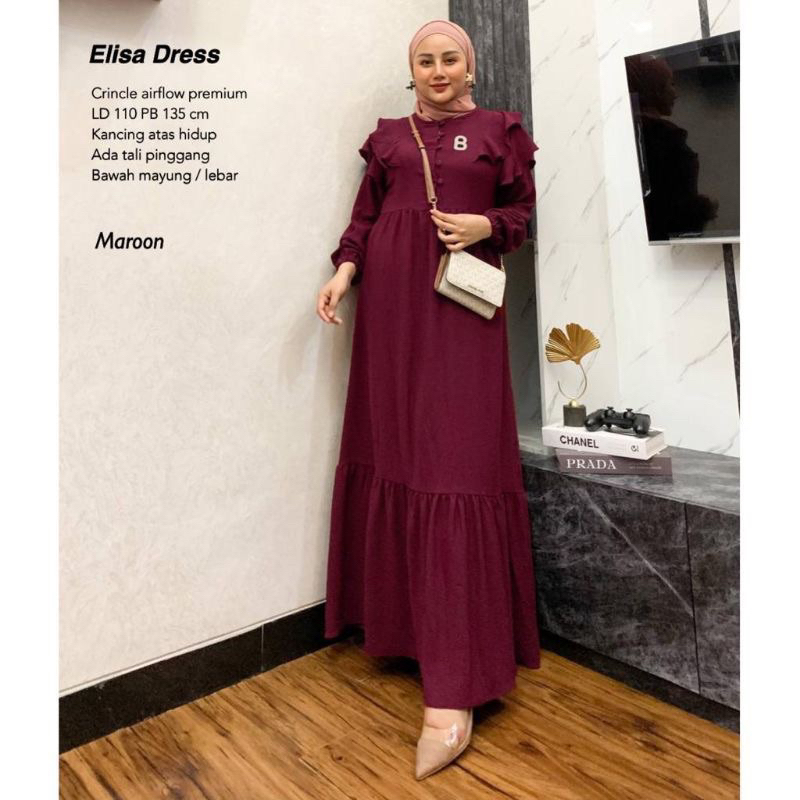 ELISA DRESS MAXY CRINGKEL AIRFLOW