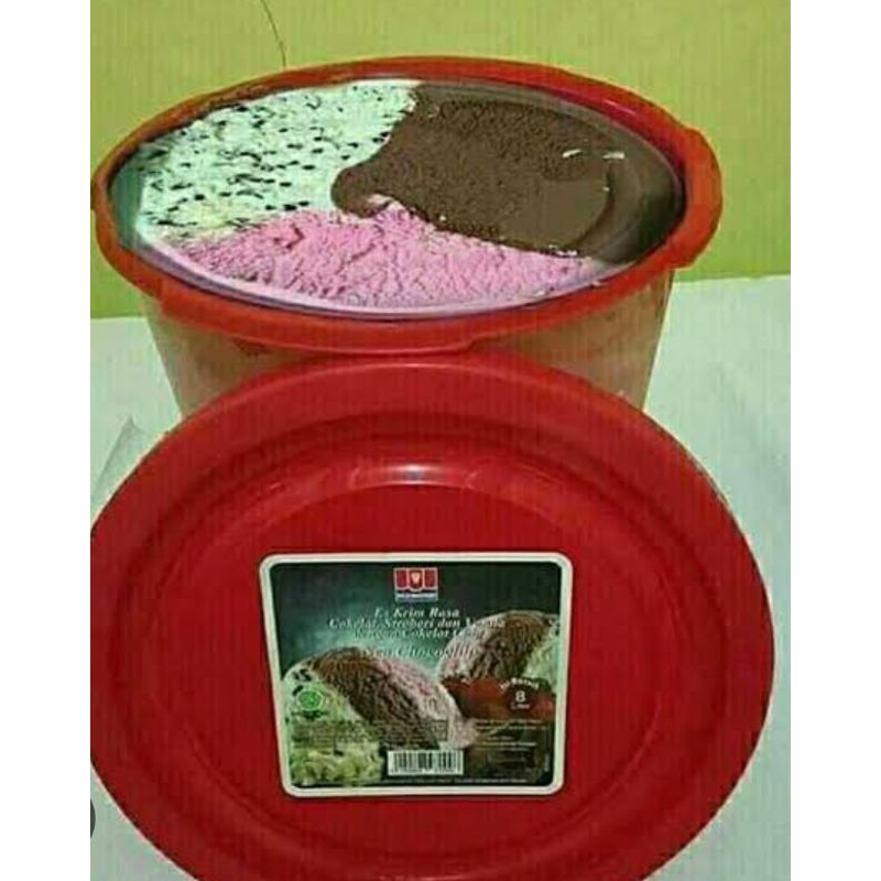 

ICE CREAM / Es Krim DIAMOND Neopolitan Chip 3 Rasa 8Ltr Surabaya