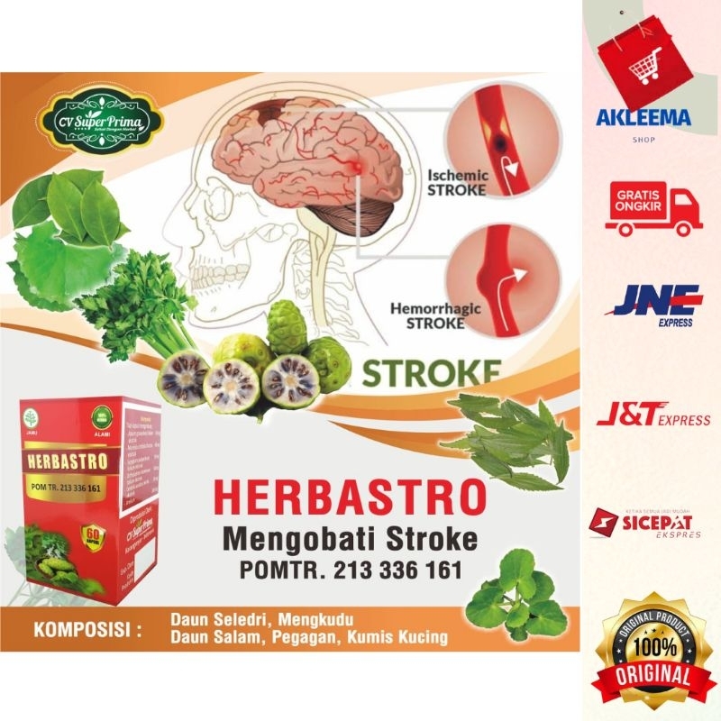 HERBAL STROKE OBAT STROKE HERBASTRO CV SUPER PRIMA ORIGINAL