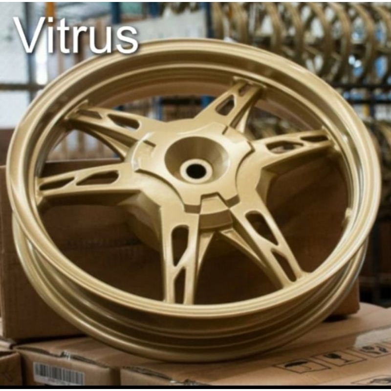 velg racing chemco palang Vitrus V  hitam(vario 110, beat, spacy, beat f1, scoopy)