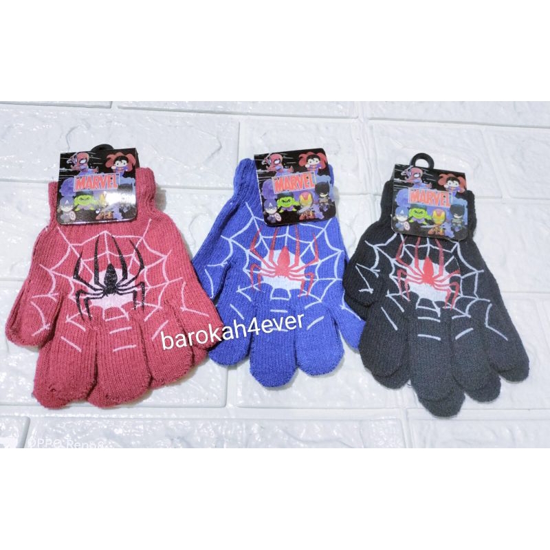 Sarung Tangan Anak Cowok Karakter Marvel SPIDERMAN