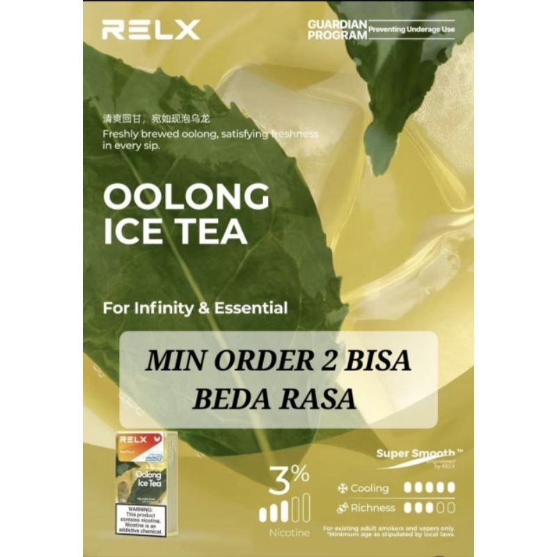 Relx Infinity Essential Pods Pro 1 pack Oolong Ice Tea