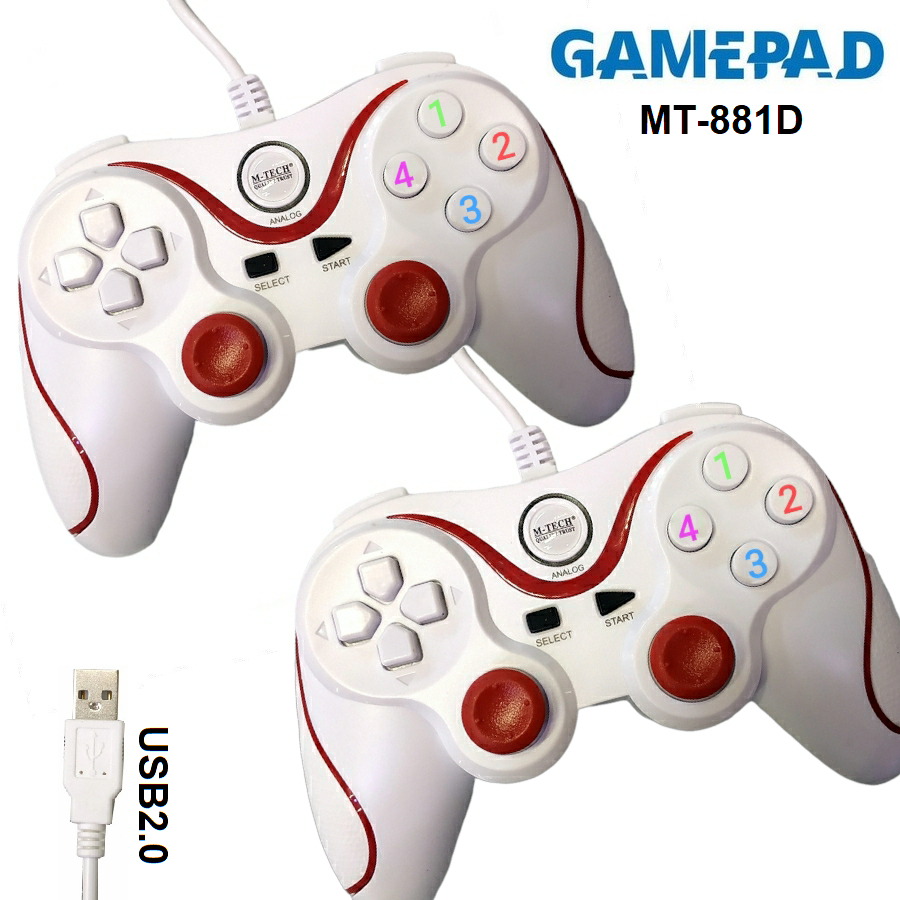 M-Tech Gamepad Double MT-881D Inferno Joystick for PC / Laptop