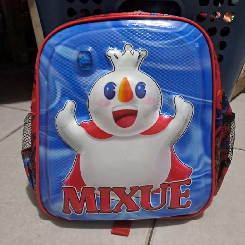 Tas Ransel sekolah motif MIXUE anak cowo berLED