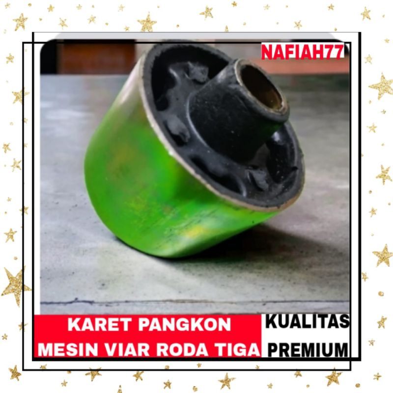 KARET DUDUKAN MESIN/KARET PANGKON MESIN VIAR BULAT MOUNTING MESIN MOTOR RODA TIGA VIAR APPKTM NOZOMI