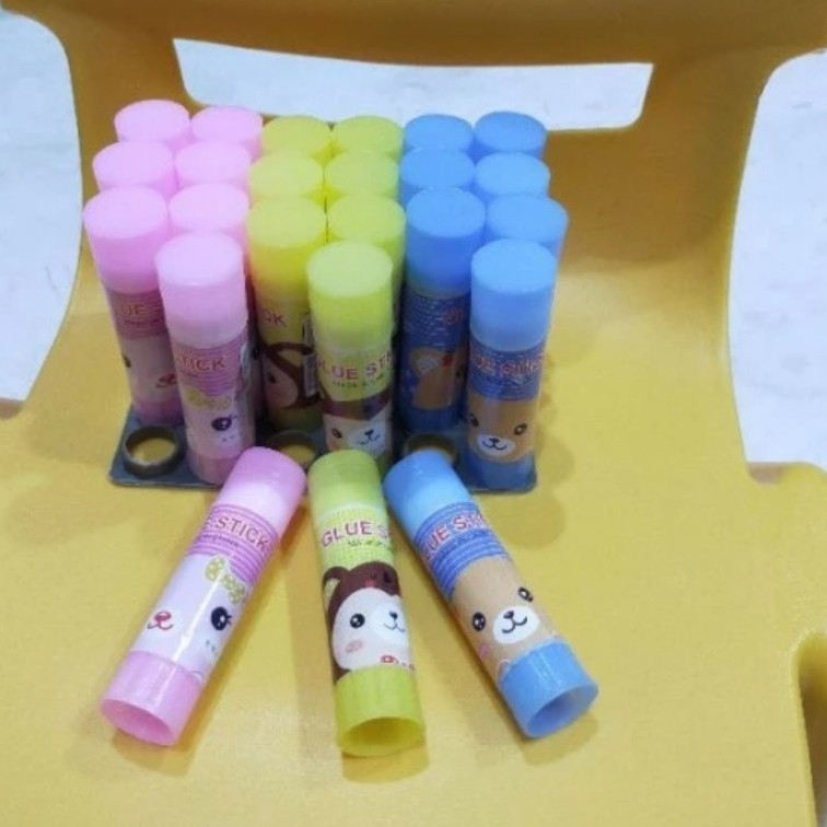 Lem Kertas Glue Stick Fancy Stik Perekat ATK Stationery Office Sekolah