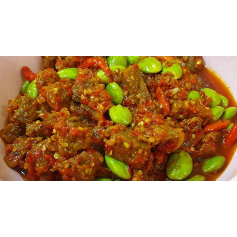 

sambel daging sapi pete