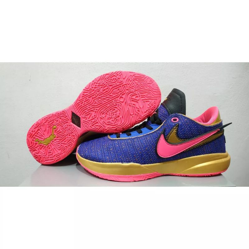 SEPATU BASKET NIKE LEBRON 20 LOW PURPLE TEAL
