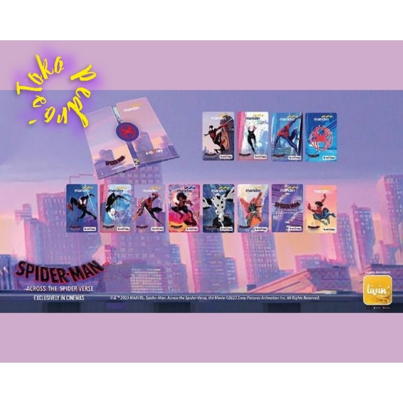 //BOOKLET// eMoney SPIDERMAN ACROSS THE Spider-Verse FILM CINEMAS ORI! /Like Flazz Tapcash or Brizzi