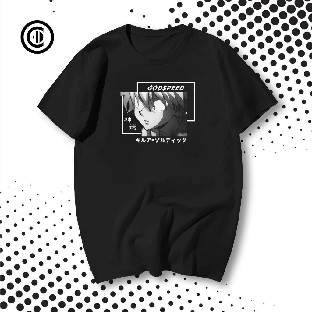 KAOS TSHIRT KILLUA ANIME DISTRO KEREN Kaos Distro Anime Remaja Dewasa Cowok / Cewek | KILLUA HUNTER 