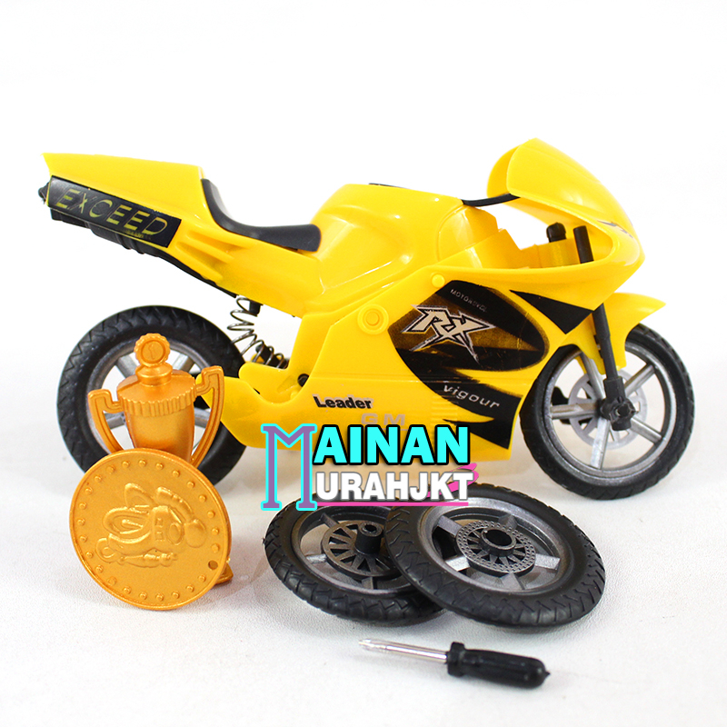 MAINANKEI MAINAN ANAK MURAH MOTOR BALAP PIALA MENDALI ST2177 MAINAN ANAK MOTOR RACING SUPER POWER