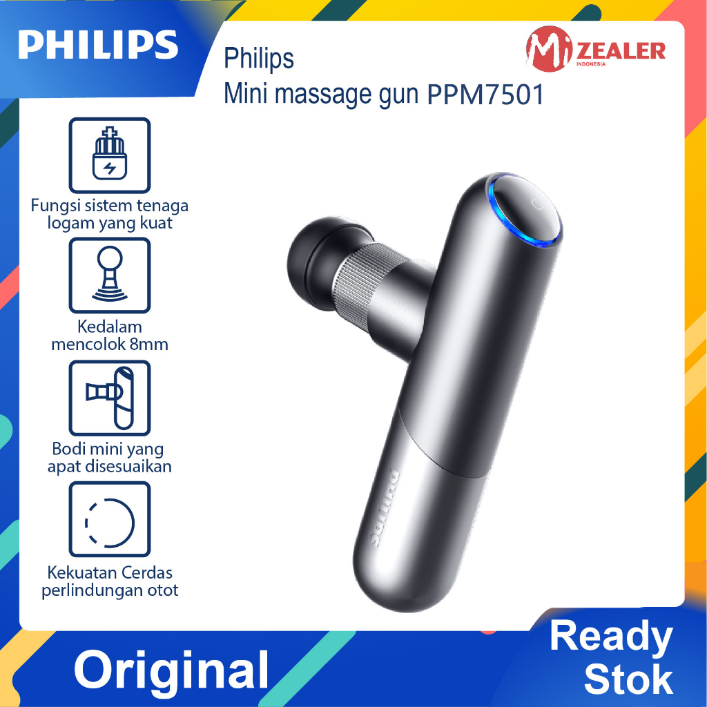 Philips massage Massage Gun Pijat 10kg intensity/titanium PPM7501