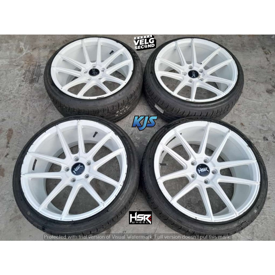 VELG SECOND MODEL SHINJUKU R18X8/9 5X114 WHITE + FALKEN 215 40 R18