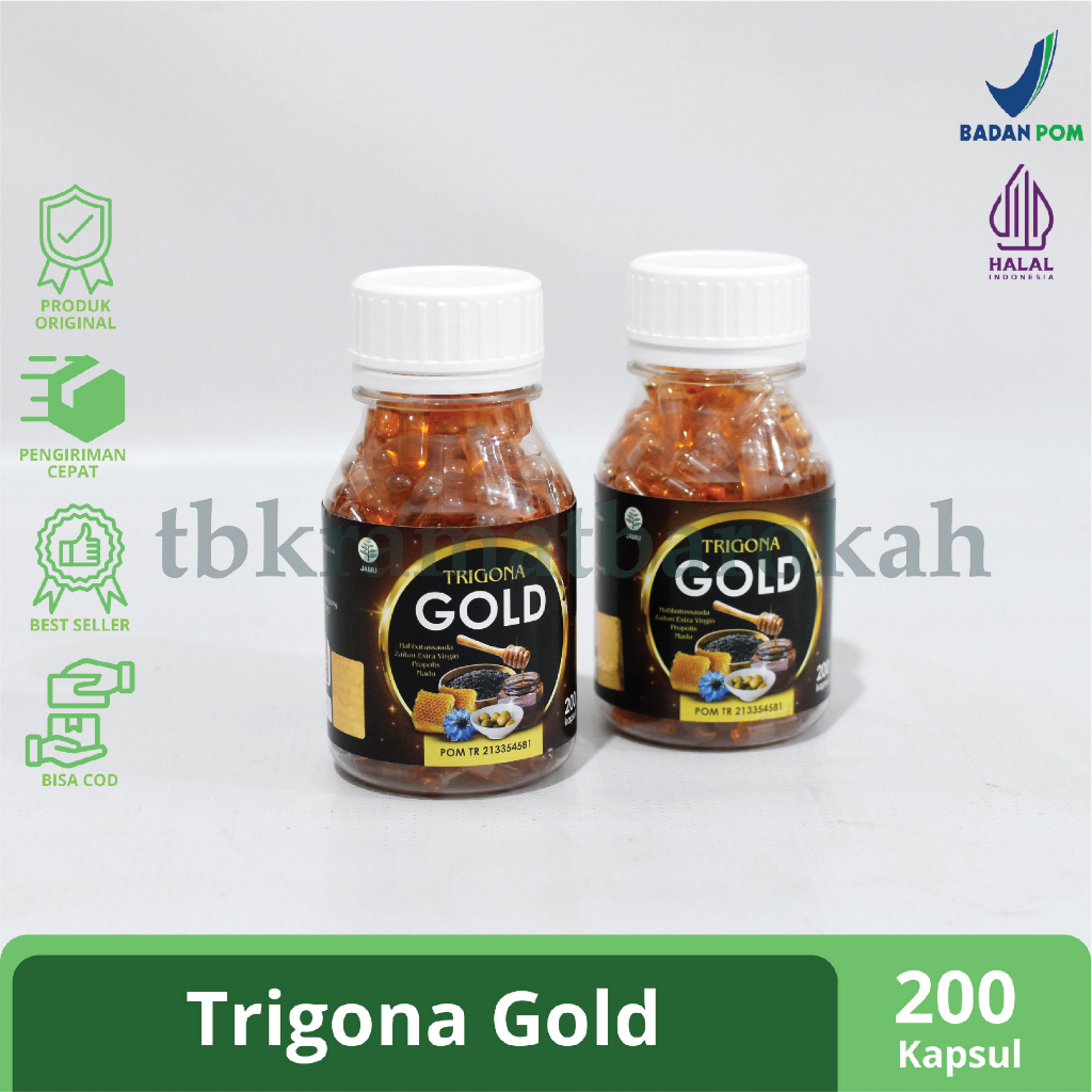 Minyak Habatusaudah Oil Habbatussauda Extra Propolis Trigona Gold Habatusauda Original Asli 200 Kaps