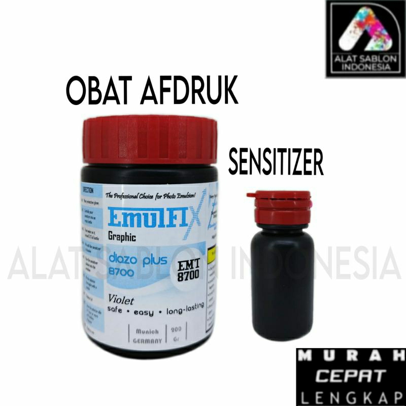 OBAT AFDRUK EMULFIX SOLVENT BASED GRAPHIC 8700 VIOLET 200GR ALAT SABLON