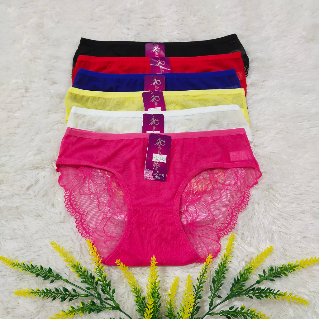 CELANA DALAM / CD 348 FULL BRUKAT JUMBO