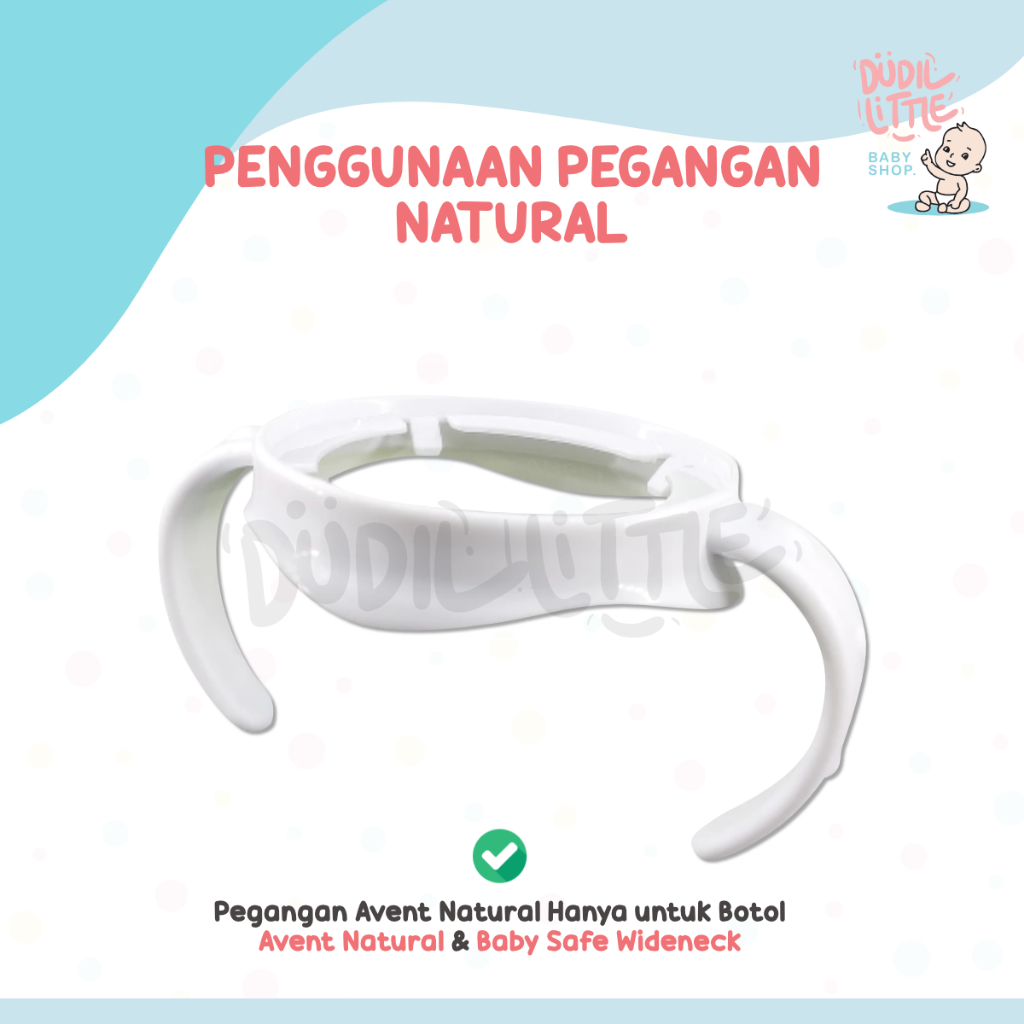 Pegangan Gagang Botol Susu Avent Natural Untuk Botol Susu Bayi