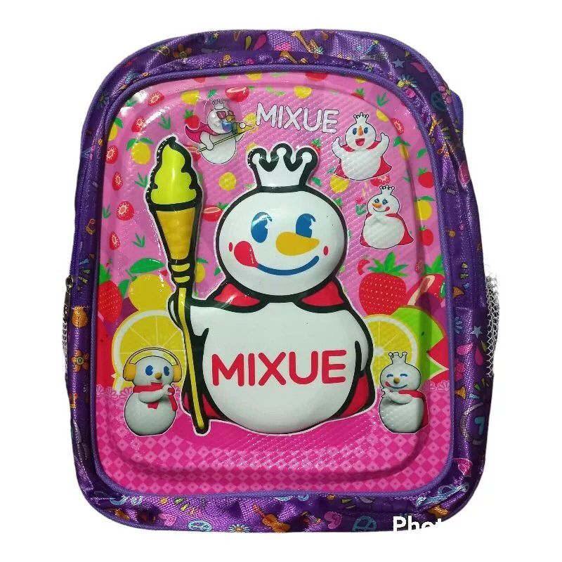 TAS RANSEL TK VIRAL MIXUE GAMBAR TIMBUL tas anak sekolah mixue/tas anak tk mixue timbul/tas anak sd mixue timbul led/tas anak ransel perempuan/tas anak sekolah tk/tas anak