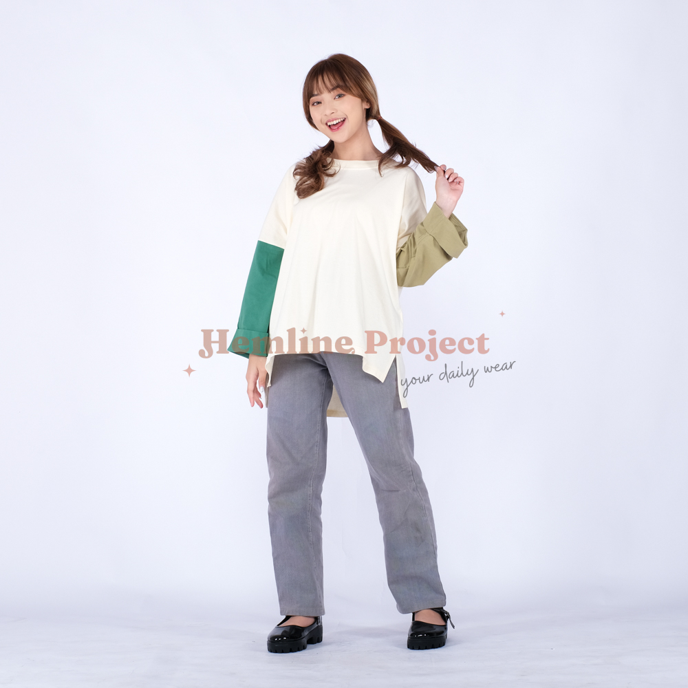 Hayla Oversized Plain - Avocado