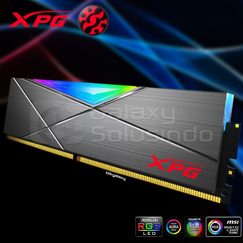 Adata XPG SPECTRIX D50 RGB 32GB DDR4 PC28800 3600MHz - Black Memory RAM