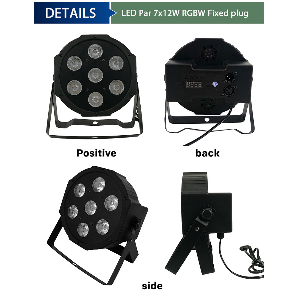 Lampu Sorot LED Spotlight Sensor Suara RGB DMX 10W 240V - SHE0718F - Black