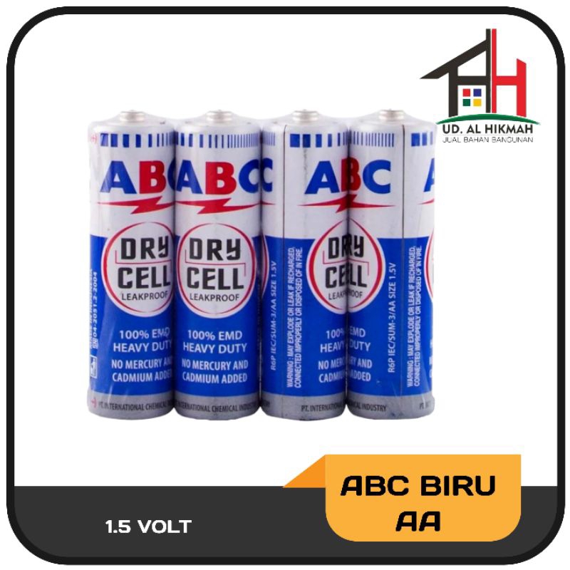 ABC AA A2 BIRU ORIGINAL BATTERY AA ABC ORI BATERAI ABC AA