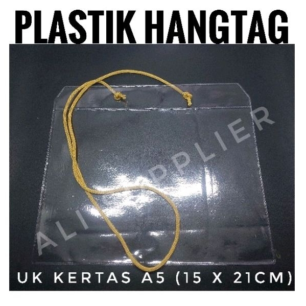 SET PLASTIK ID 1 SET NAME TAG + TALI / GANTUNGAN NAMA PESERTA / PLASTIK HANGTAG / NAMETAG PLASTIK / TAG PLASTIK / PLASTIK GANTUNGAN TANDA PENGENAL  / TANDA PENGENAL PESERTA / ID PLASTIK PESERTA DENGAN TALI