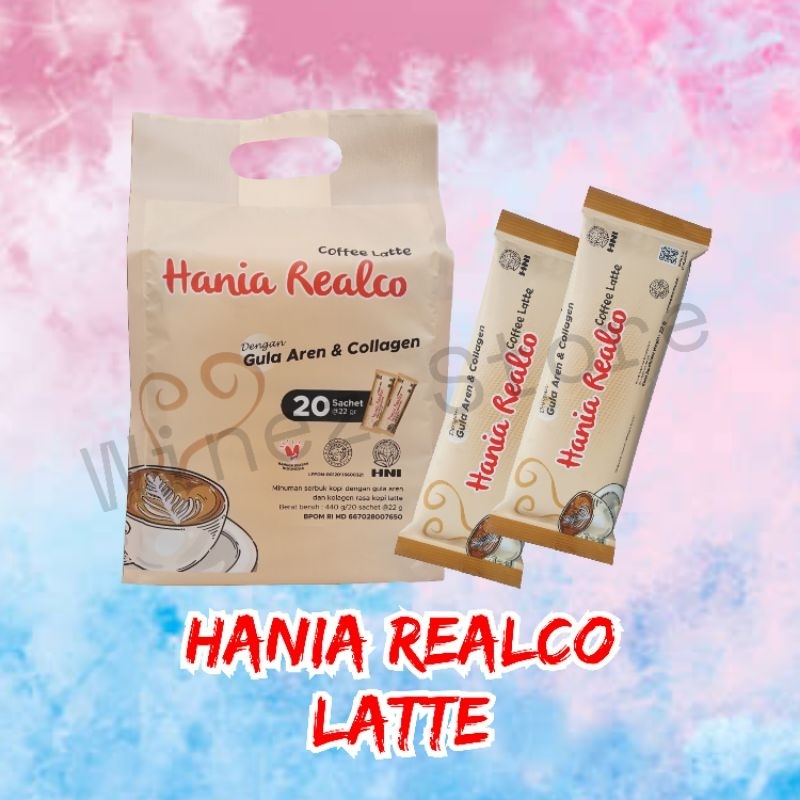 

HANIA REALCO LATTE | Kopi Rasa Latte dgn Gula Aren dan Kolagen