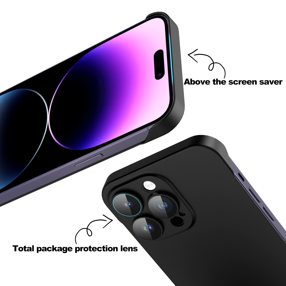 Ultra Thin Camera Lens Protector Phone Case for iphone 13 Pro Max 13 Pro 13 Plating Metal