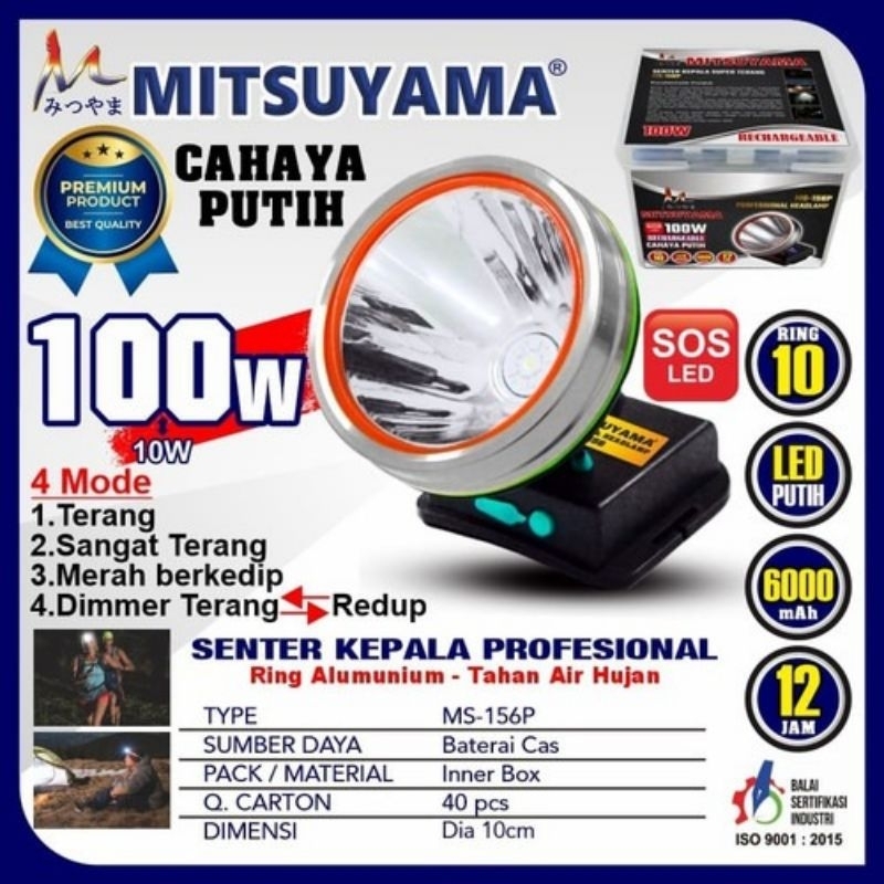 SENTER kEPALA MITSUYAMA 100W/MS-156P