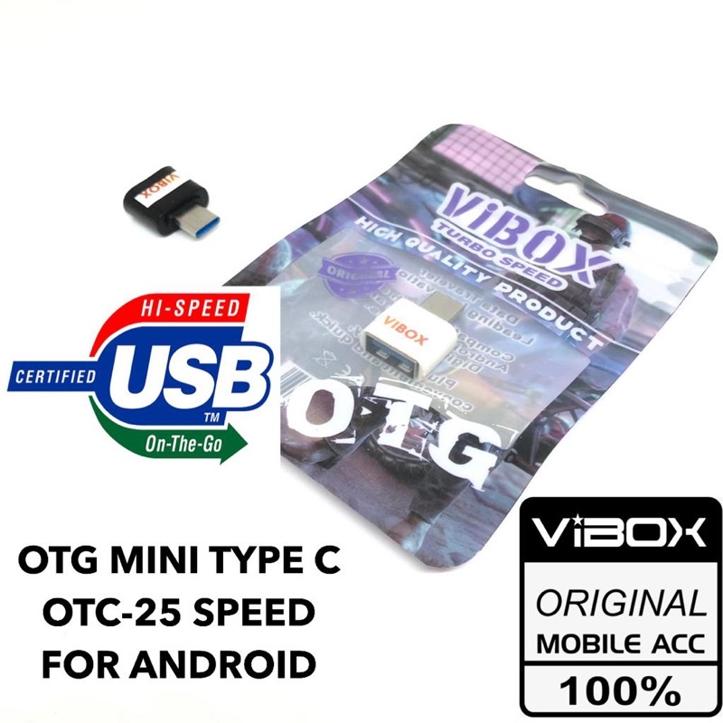 Otg vibox mini type c Otc25/Otg Handphone mini Type C BY SMOLL