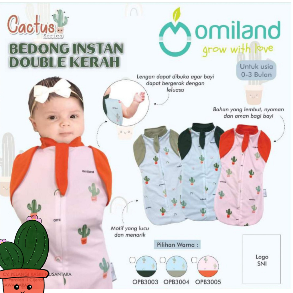 OMILAND BEDONG INSTANT DOUBLE KERAH CACTUS OPB300345