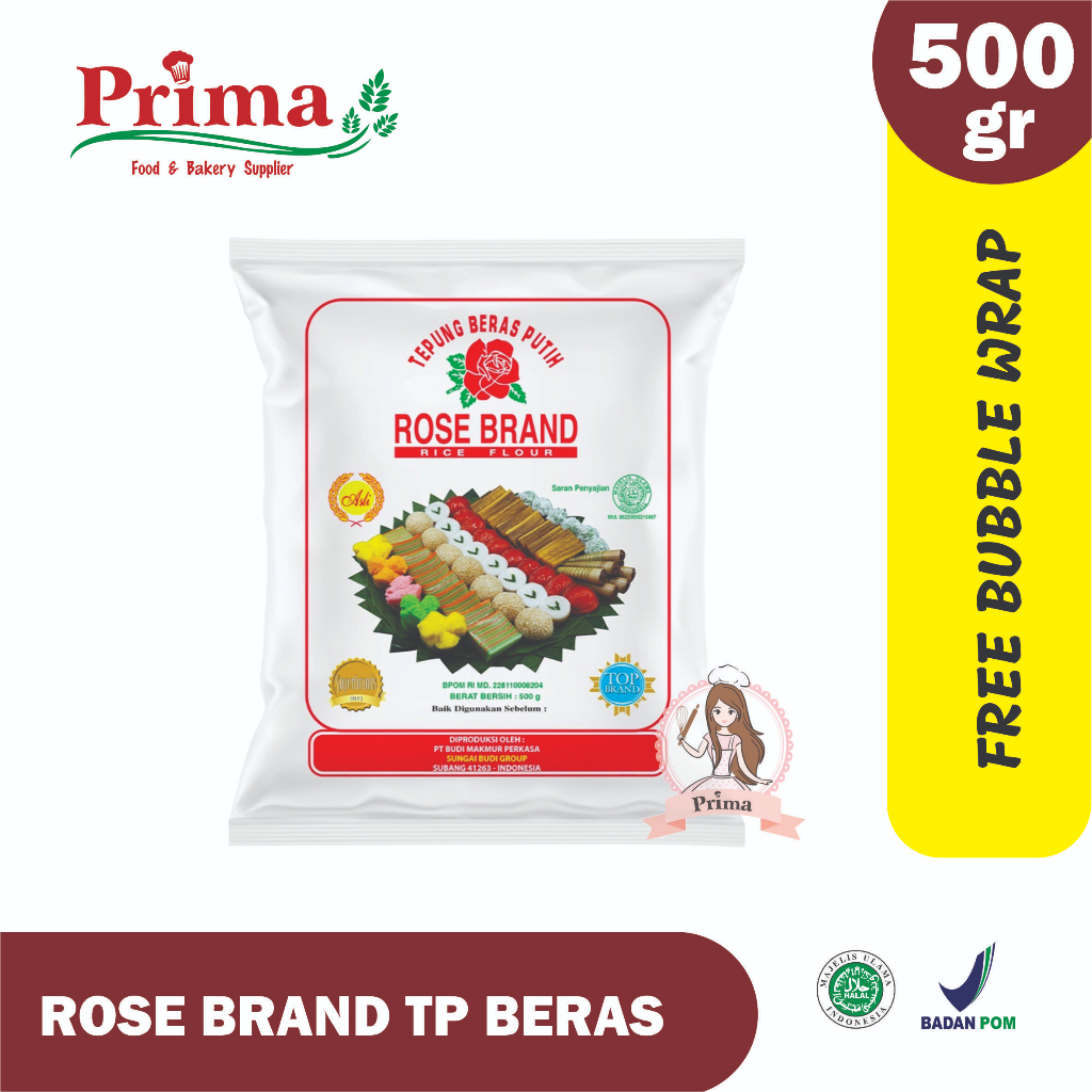 

Rose brand tepung beras 500gr