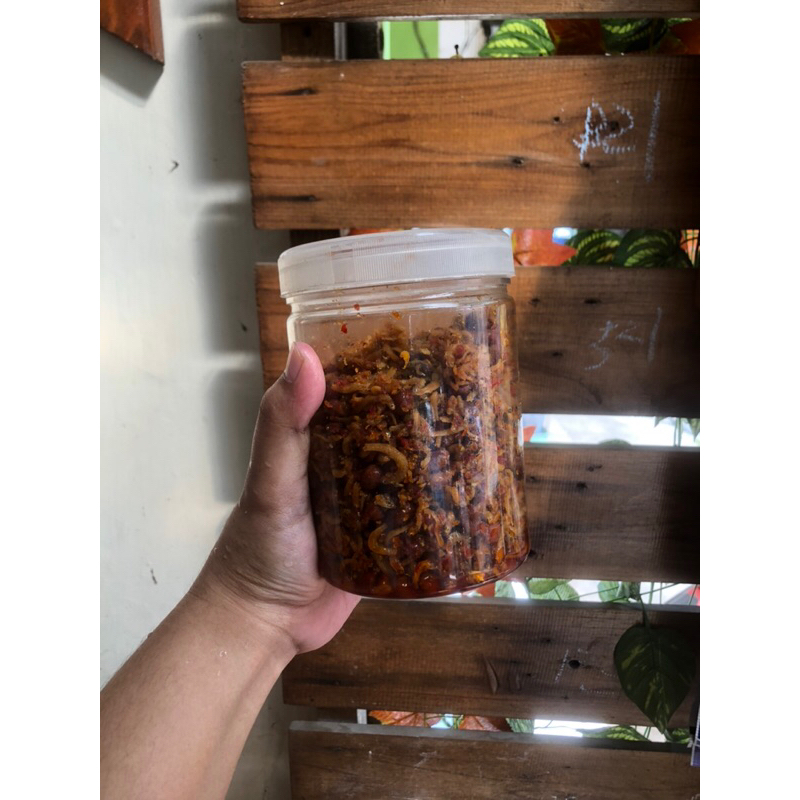 

sambel teri medan kacang home made